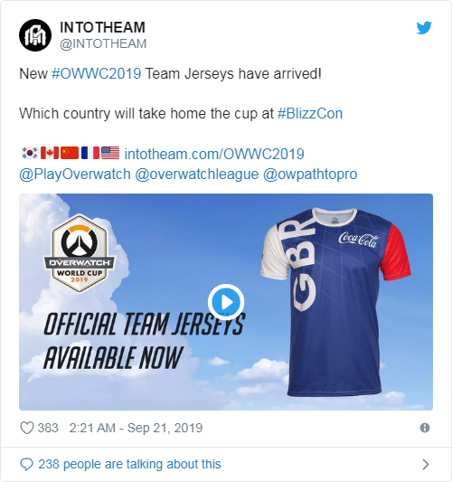 overwatch world cup jersey